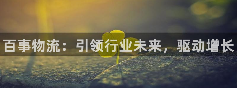 多多28大神预测：百事物流：引领行业